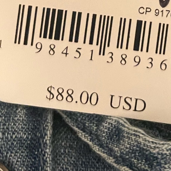 NWT Free People|| Denim Wink Wink Tube Top in Medium Wash, Size large Western - Picture 5 of 7